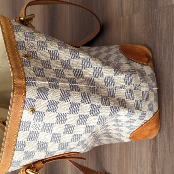 LV Damier Azur Hampstead snap side tote - Picture 12 of 16